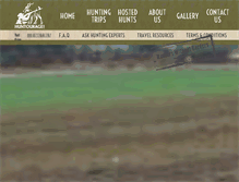 Tablet Screenshot of huntourage.com